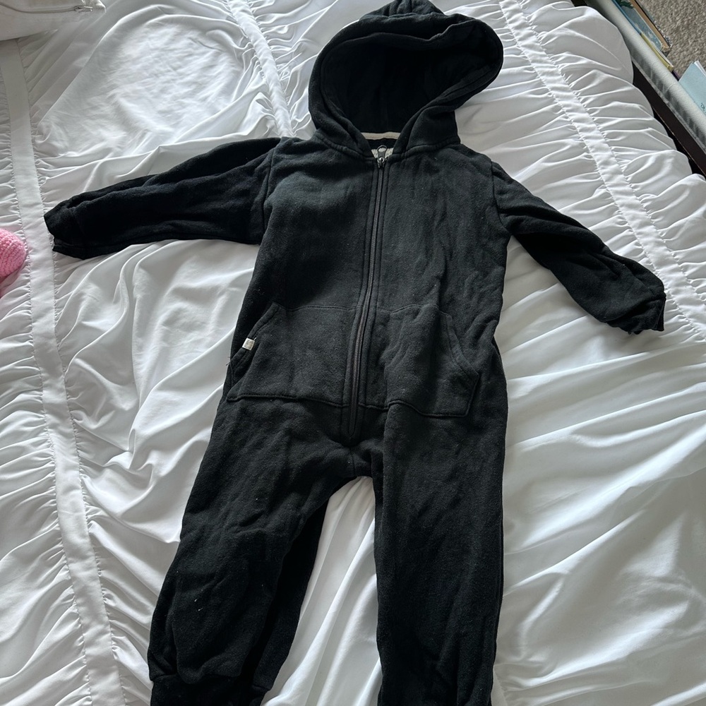 Mini Mioche Cozy Black Romper